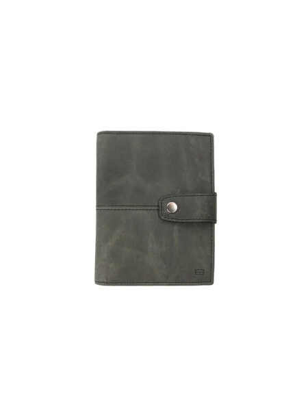 WALLET PASSPORT HOLDER CARBON BLACK