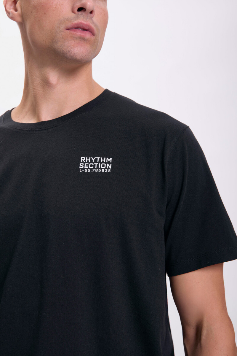 Remera estampa Negro