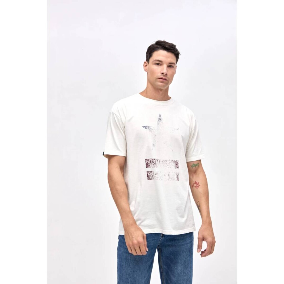 Remera Star - Off white 