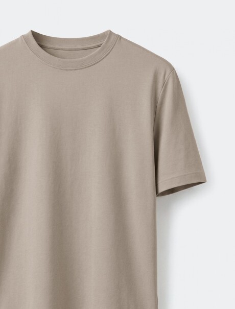 CAMISETA BÁSICA SÚPER COTTON BEIGE