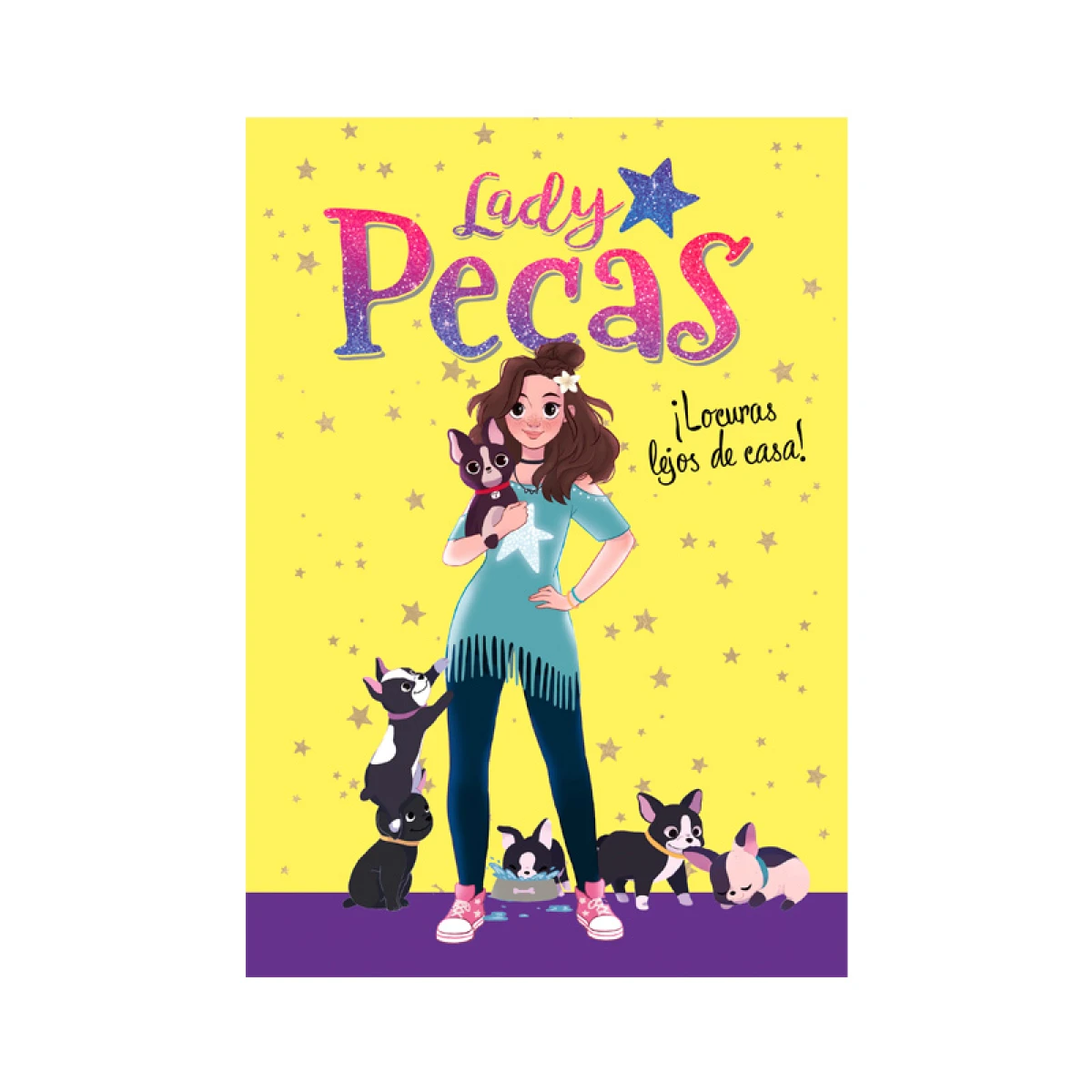 Libro Infantil Lady Pecas Locuras Lejos de Casa - AMARILLO 