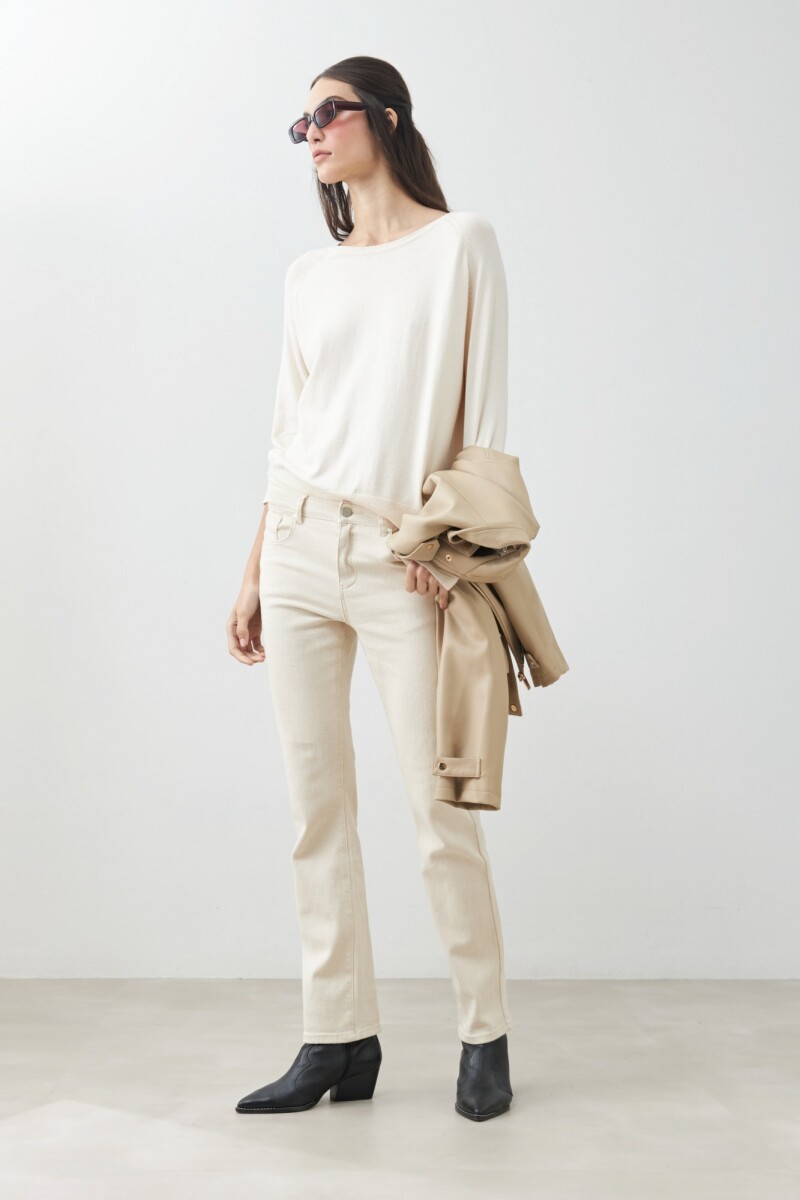 Sweater básico - beige 