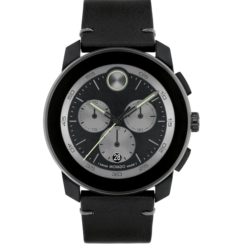 MOVADO HOMBRE BOLD , CRONOMETRO , FECHADOR , MOVIMIENTO SUIZO 2 AÑOS DE GRANTIA 22m3601092