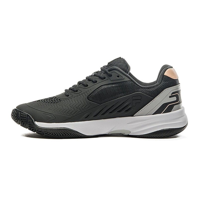 Championes De Tenis Mujer Fila Acer Negro-plata