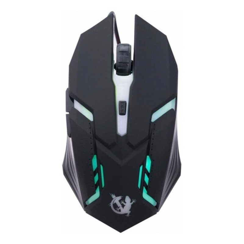 Mouse gamer X-Lizzard cableado 5 botones Negro