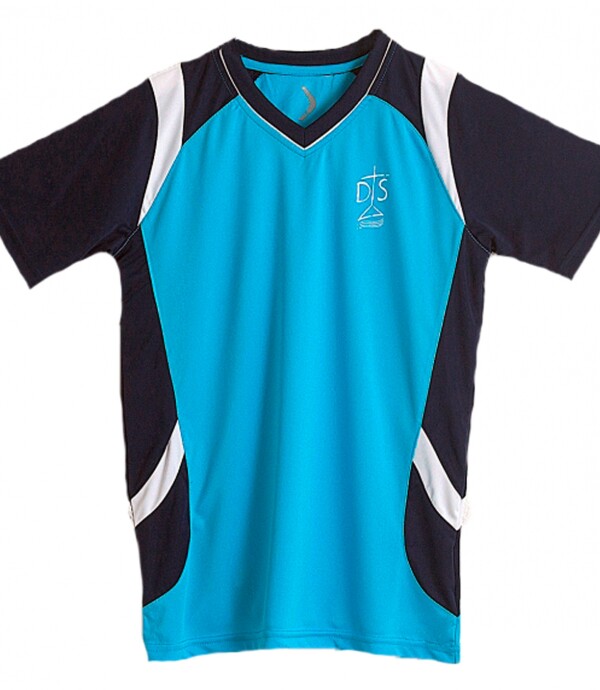 T-shirt Fútbol Colegio La Mennais Celeste