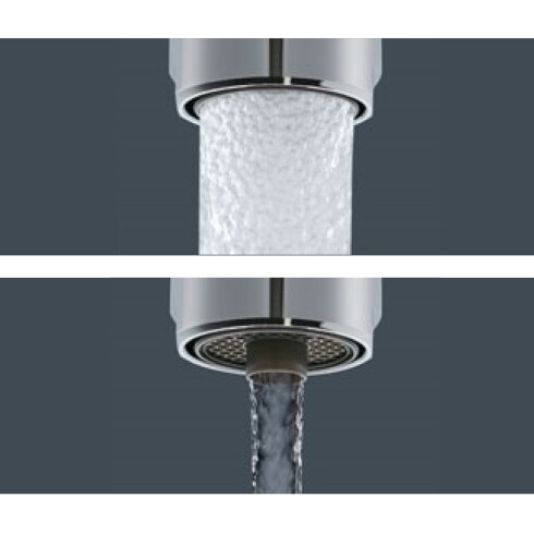 Griferia De Mesada Cocina Monocomando Cromo Clever 2 Salidas Combinadas Para Filtro 000