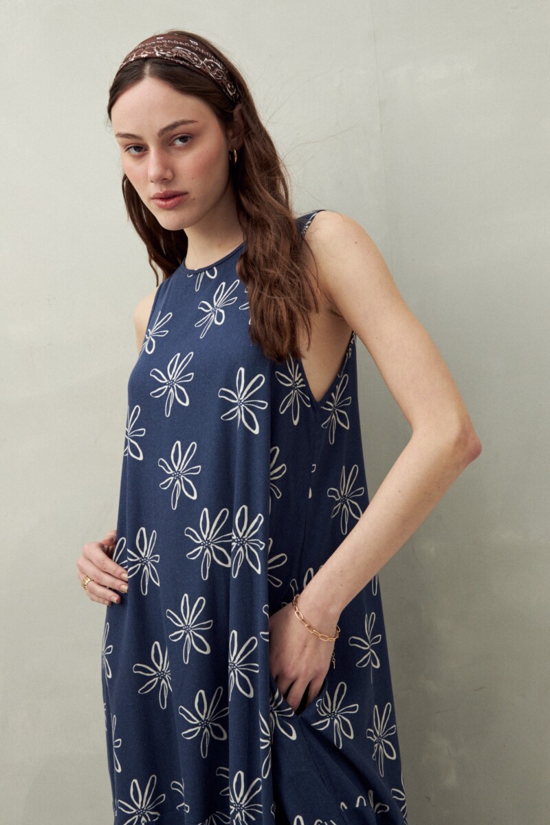 VESTIDO OLIVEIRA Indigo