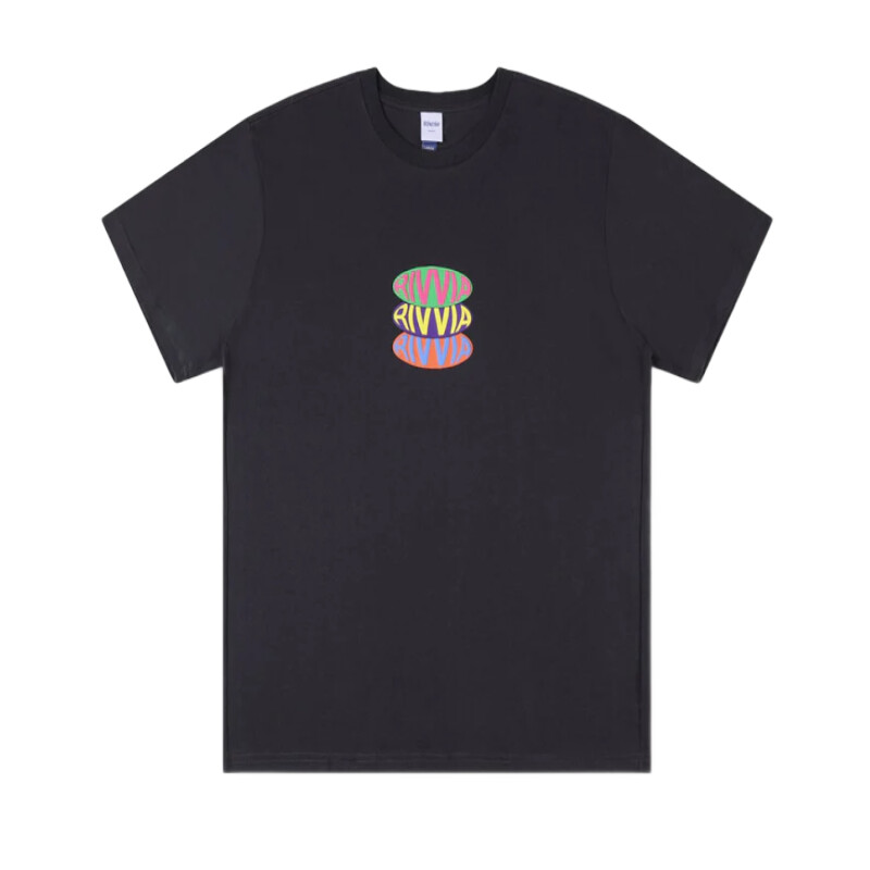 Remera Rivvia Pop Repeat - Negro Remera Rivvia Pop Repeat - Negro