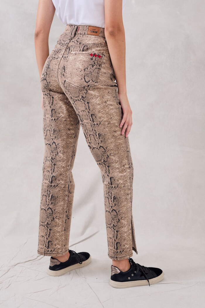 Jean Botones Snake Multi