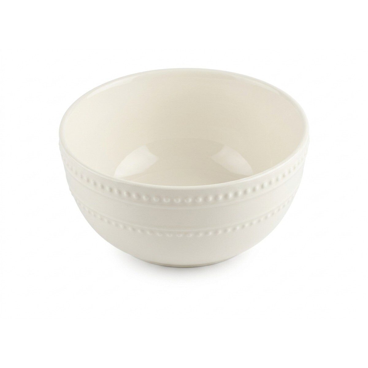BOWL CERAMICA BLANCO C/RELIEVE 16X7.5CM 