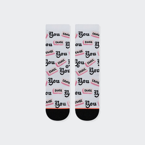 Medias Stance Erase You Blanco