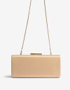 Carteras de Noche Clutch Clutch Con Correa - Dorado Oro Claro