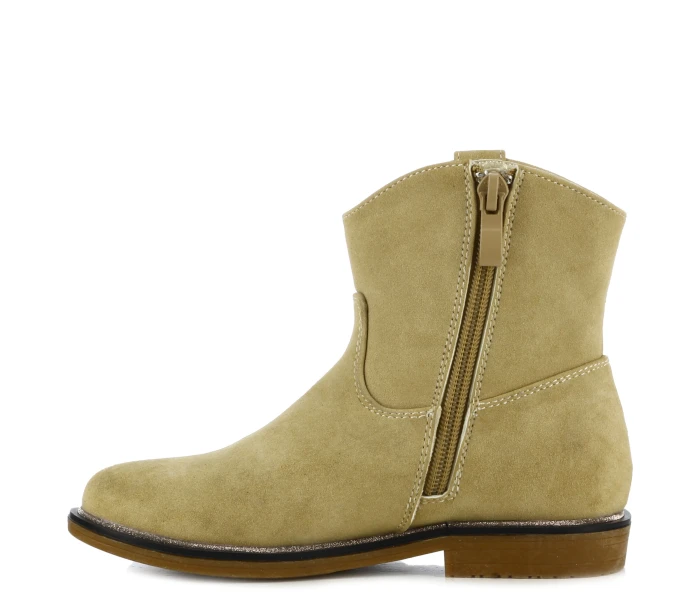 Bota TEXI simil gamuza Beige