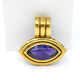 Dije en Oro 18 K Y Amatista Dije en Oro 18 K Y Amatista