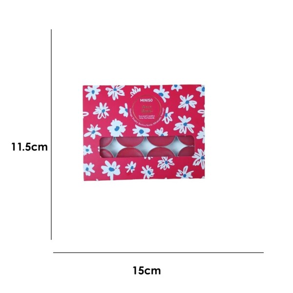 Velas aromáticas 12pcs frutos del bosque