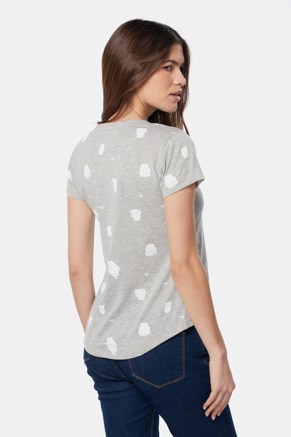 REMERA ESTAMPADA Gris