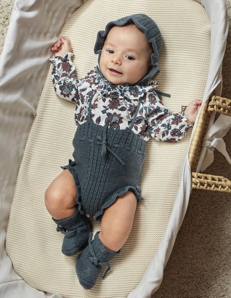 Camisa Estampada Con S - Blanco Roto 