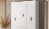 Ropero 6 puertas 2 cajones - Blanco - Linea FIT Ropero 6 puertas 2 cajones - Blanco - Linea FIT