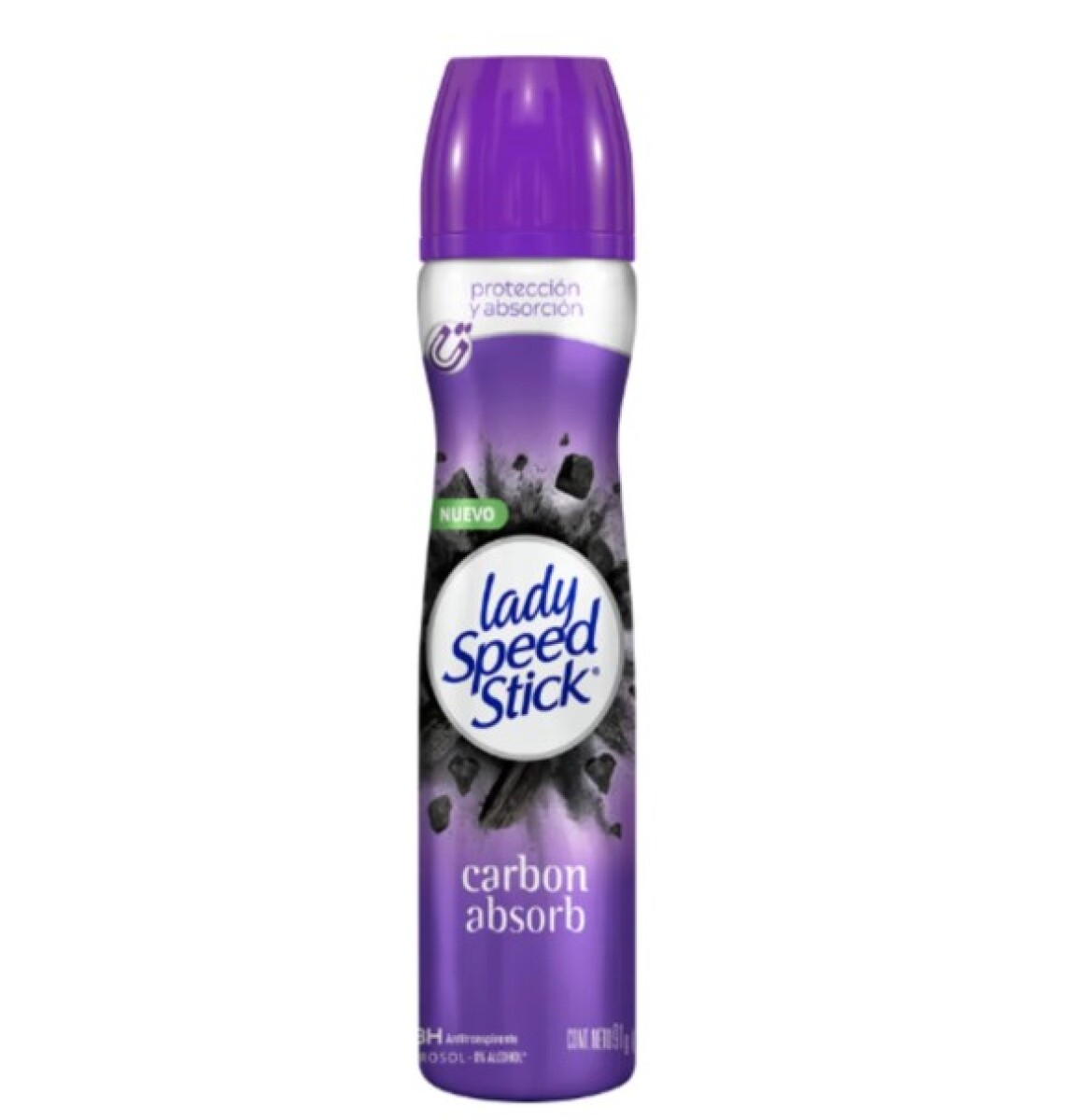 Lady Speed Stick aerosol 150 ml - Carbon Absorb 