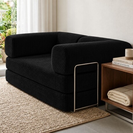Sillón Cama 3 Cuerpos CloudNest Negro