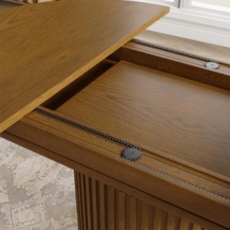 MESA DE COMEDOR VENTAGLIO MARRÓN - CIRCULAR