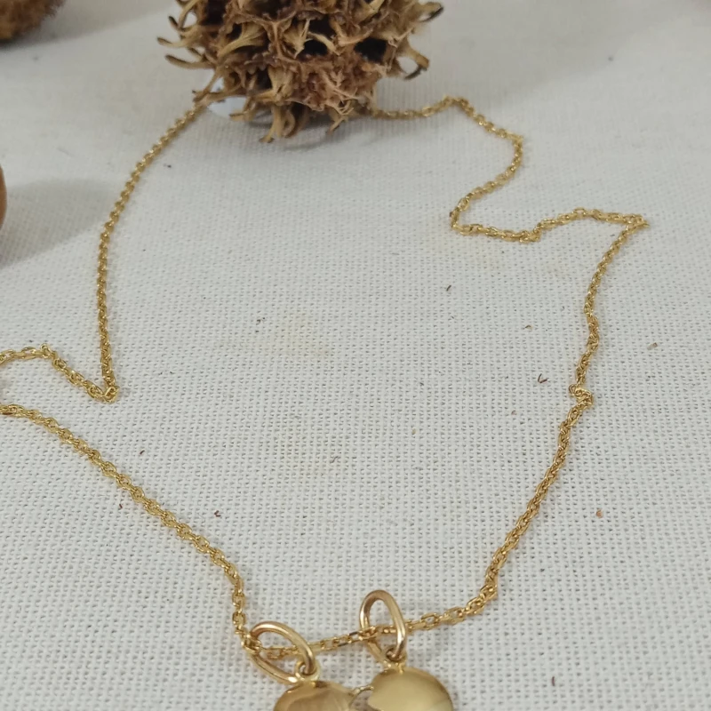 Dije Corazón partido Oro 18k Dije Corazón partido Oro 18k