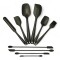 Set 10 Utensilios de Reposteria Negro