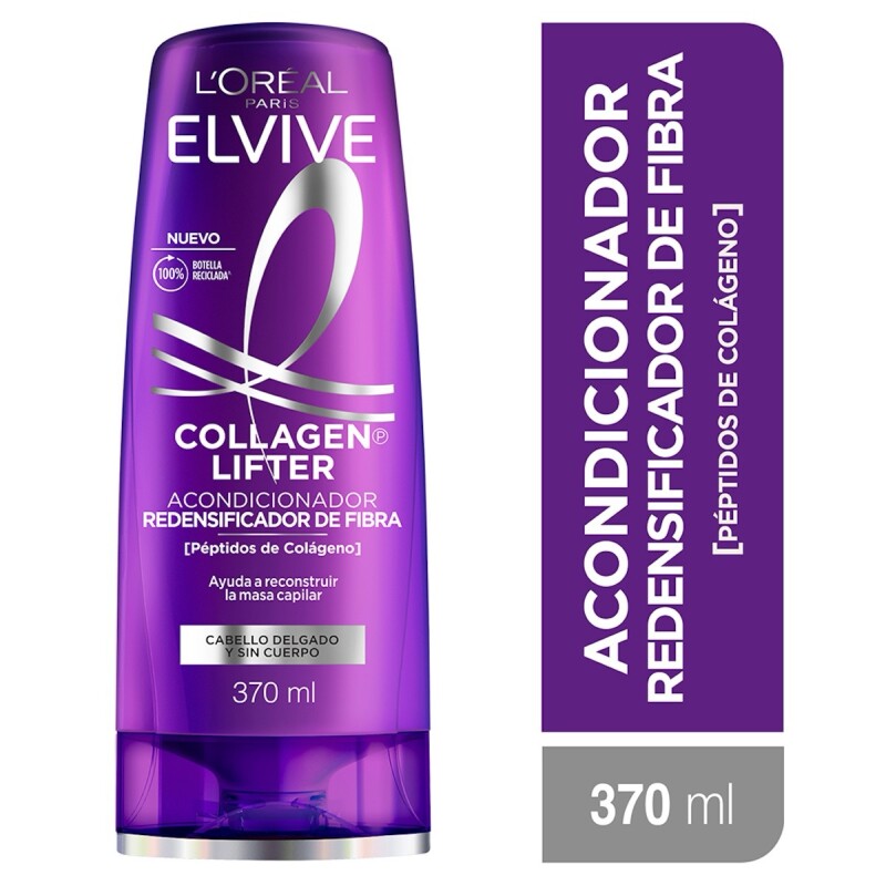 Acondicionador Elvive Collagen Lifter L'oréal Paris 370 Ml. Acondicionador Elvive Collagen Lifter L'oréal Paris 370 Ml.