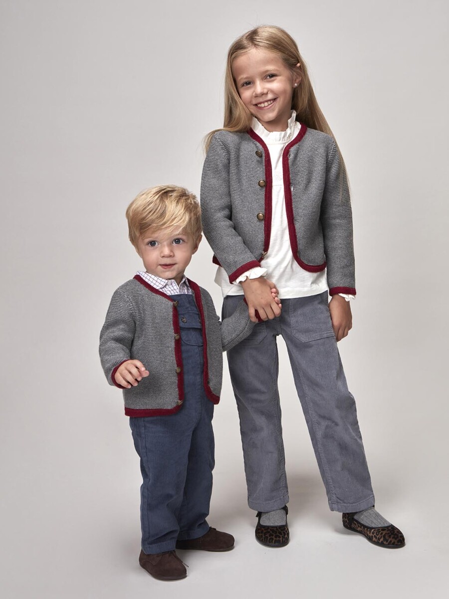 Chaqueta Tipo Austria Gris Melange