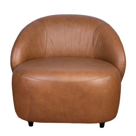 BUTACA 1 CUERPO CUERO-100-NATURAL MARRON ZOE CAMEL