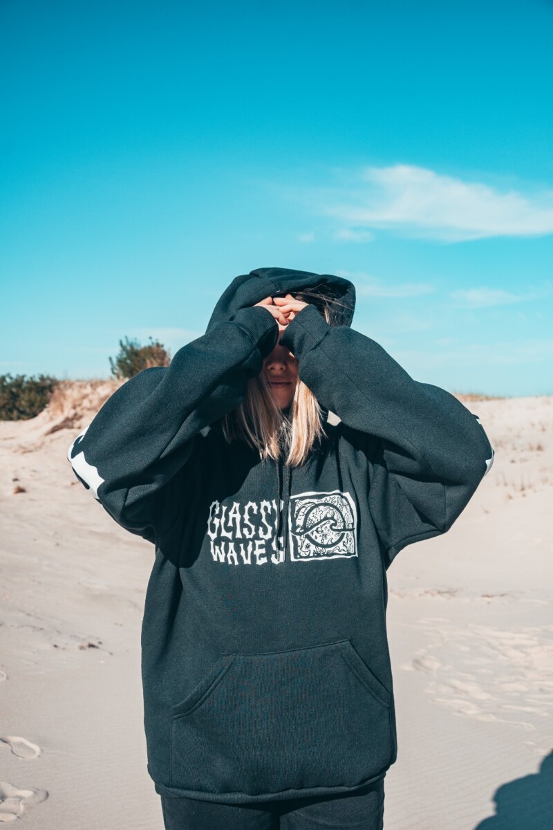 Hoodie Rocker / Negro U