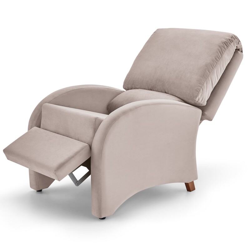 POLTRONA RECLINABLE MANUAL - TELA RUSTICA COLOR ARENA OSCURA POLTRONA RECLINABLE MANUAL - TELA RUSTICA COLOR ARENA OSCURA