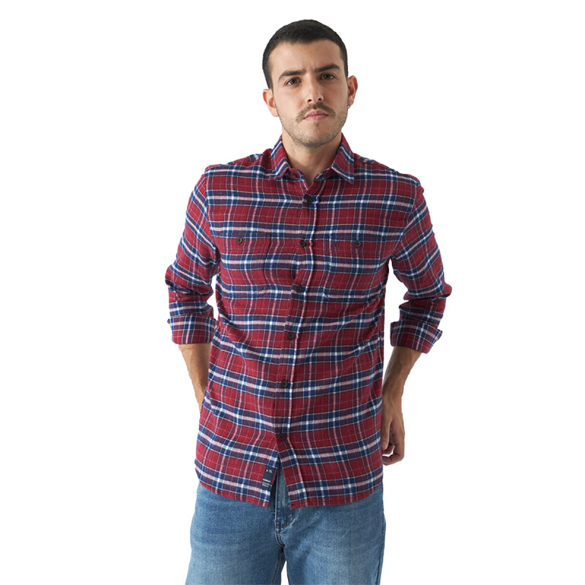Camisa viyela hombre cheap