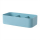 Organizador 3 divisiones azul