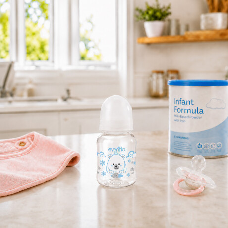Mamadera Evenflo Forest Bebés 0-3M 120Ml Tetina Flujo Lento Blanco