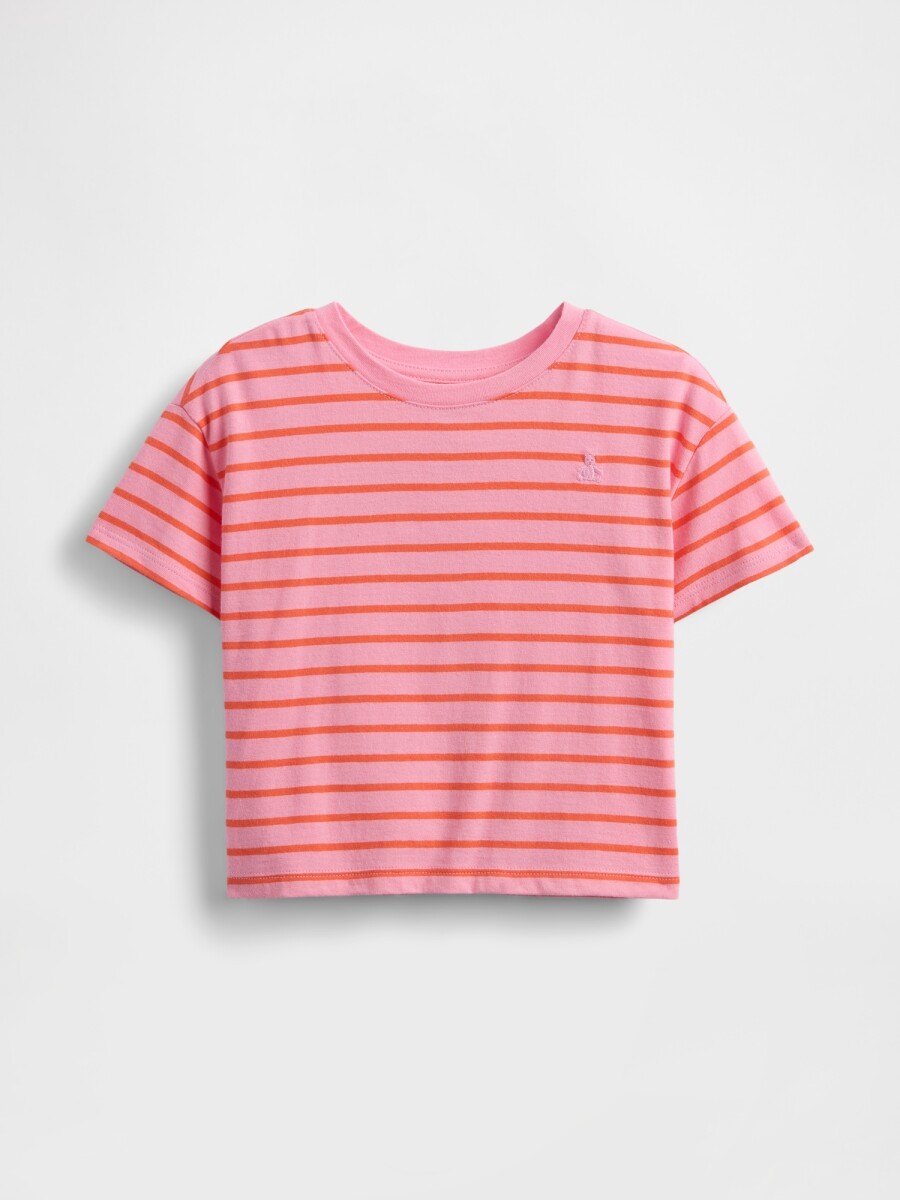 Remera Gràfico Manga Corta Toddler Niña - Neon Hot Lava 