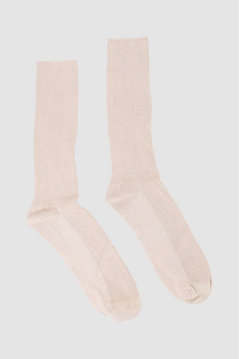 Algodon 1x1 sj - Beige 