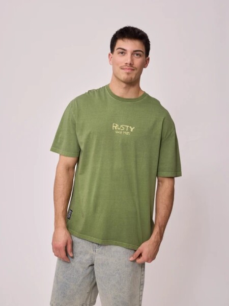 T-SHIRT RUSTY FLIPDA VERDE