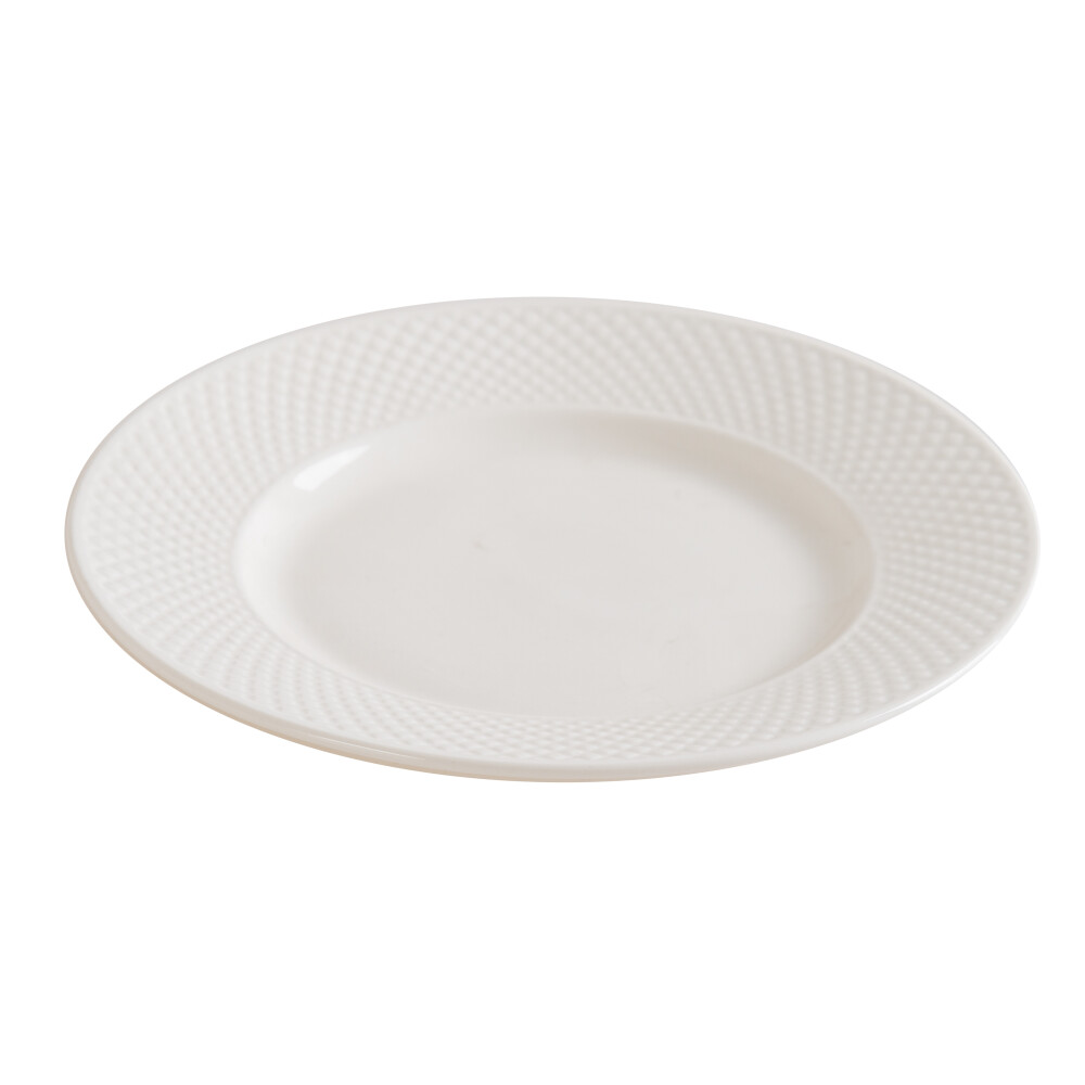 PLATO CERAMICA BLANCO 20CM