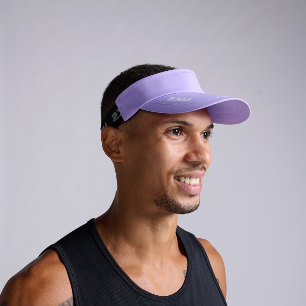 Performance Visor - Unisex Grape Fizz/white