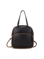 MOCHILA CLARA NEGRO Y SUELA