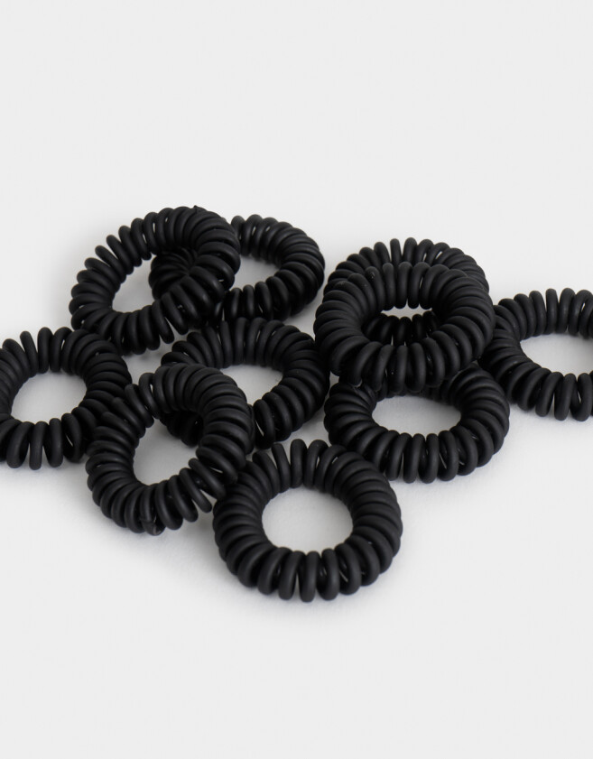 Gomitas Elásticas Sets Set por 10 Set De Gomitas Elásticas - Negro