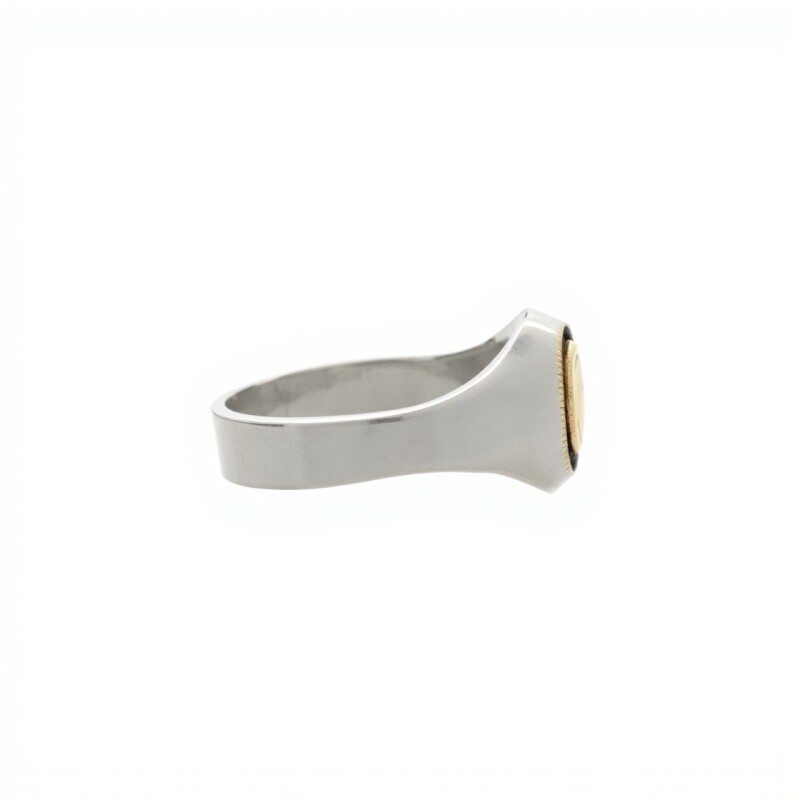 Anillo Profesión Ingeniería -Plata y Oro -Sin Piedra-AP5061 sinpiedra
