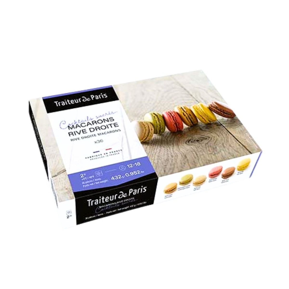 Macarons Chef de París - 36 uds. 