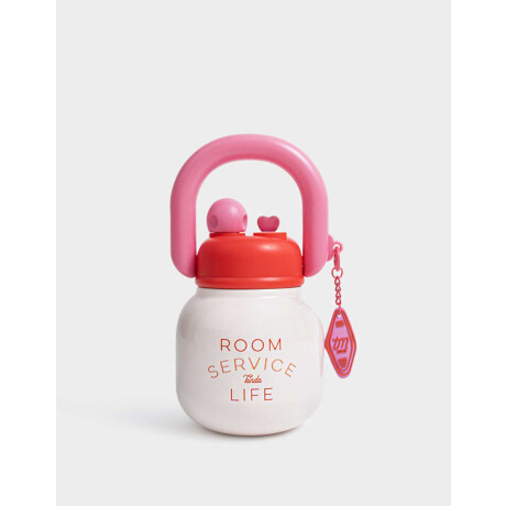 Botella Metálica Room Service Rosa Claro