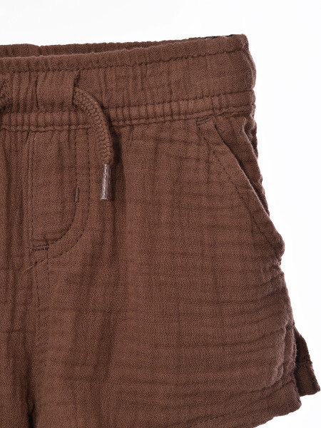 SHORT TINO MARRON (V)