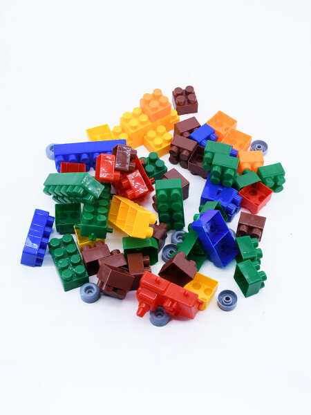 BLOQUES 64 PCS FUNNY DAYS MULTICOLOR