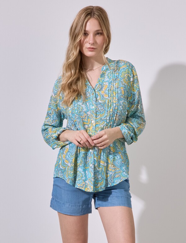 Blusa Print VERDE/MULTI