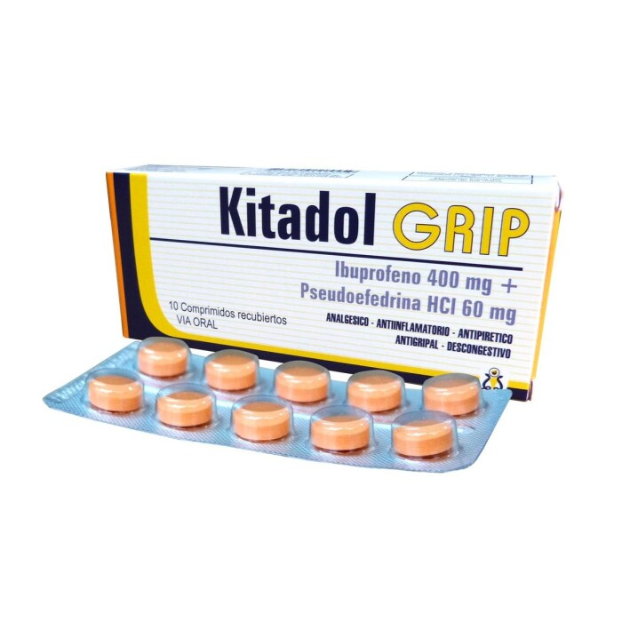 KITADOL GRIP CJ X 10 COMP. REC. única